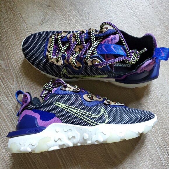Nike React Vision By You Women's Custom Running Shoes Size 7.5 CT3618 991 - Picture 5 of 13